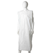 Disposable Polyethylene Sleeveless Apron White, 800mm x 1400mm x 30mu, 100 Aprons Box